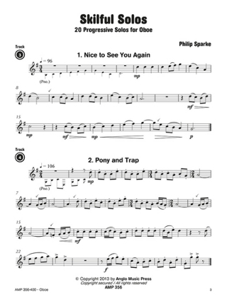 Skilful Solos - Hautbois - Philip Sparke - Partition - Hautbois